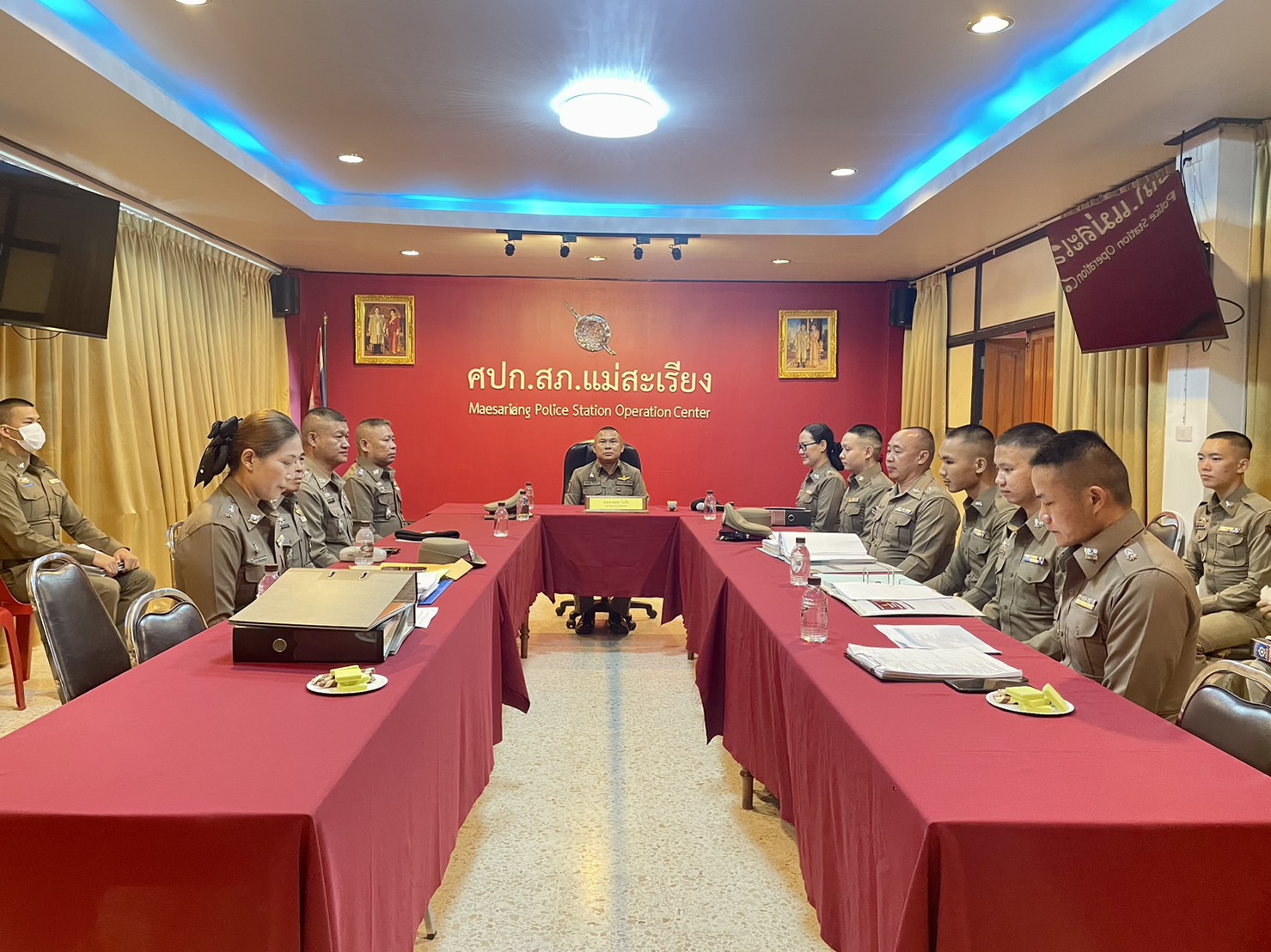 สภ.แม่สะเรียง,ตรวจการปฏิบัติงานการยกระดับการบริการประชาชนของสถานีตำรวจ ประจำปีงบประมาณ พ.ศ.2566