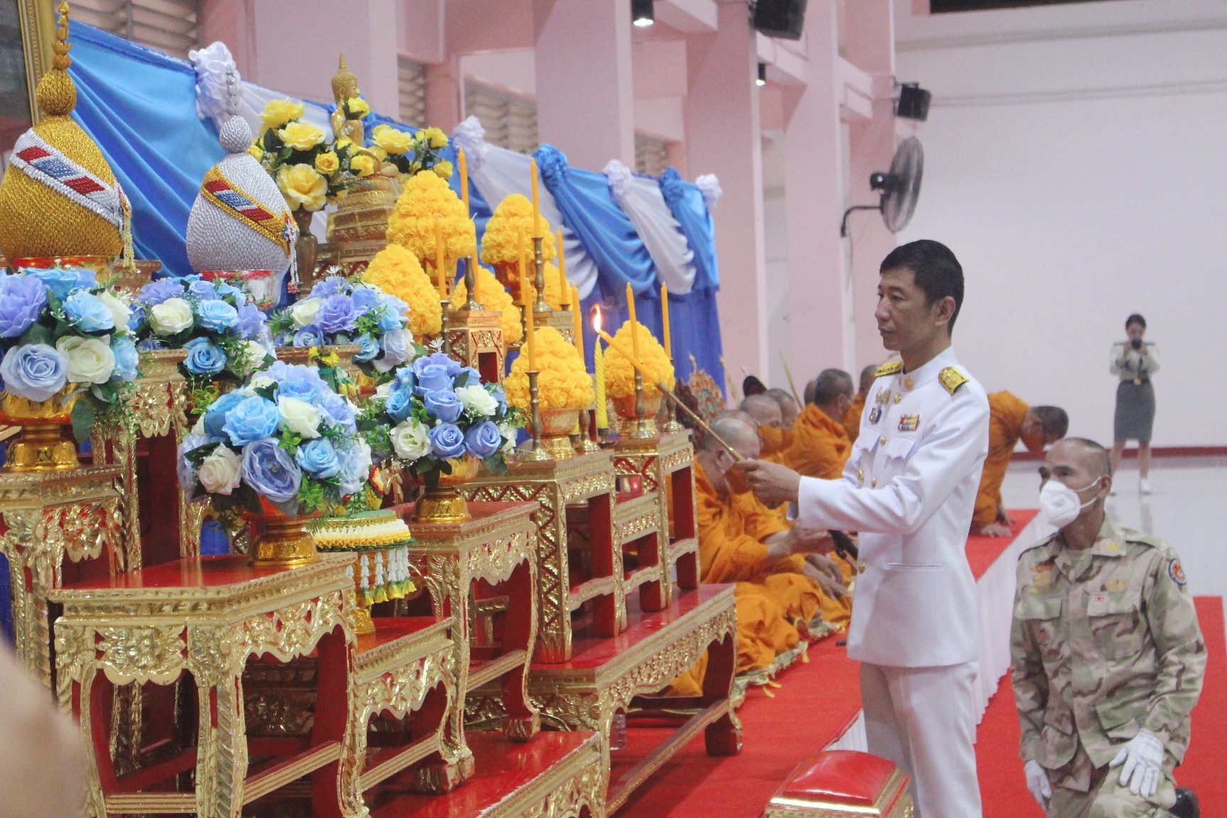 กิจกรรมทำบุญตักบาตร เนื่องในโอกาสเฉลิมพระเกียรติสมเด็จพระนางเจ้าสิริกิติ์พระบรมราชินีนาถพระบรมราชชนนีพันปีหลวง เนื่องในโอกาสวันเฉลิมพระชนมพรรษา 12 สิงหาคม 2566,สภ.แม่สะเรียง