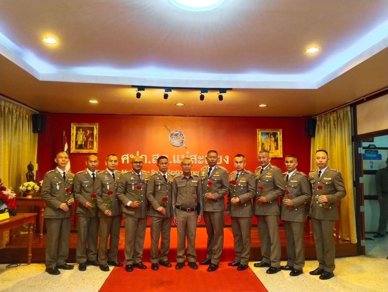 สภ.แม่สะเรียง,พิธีอำลาชีวิตราชการ ของ ด.ต.เสน่ห์ ทนานันท์ ข้าราชการเกษียณอายุราชการ ปี 2566