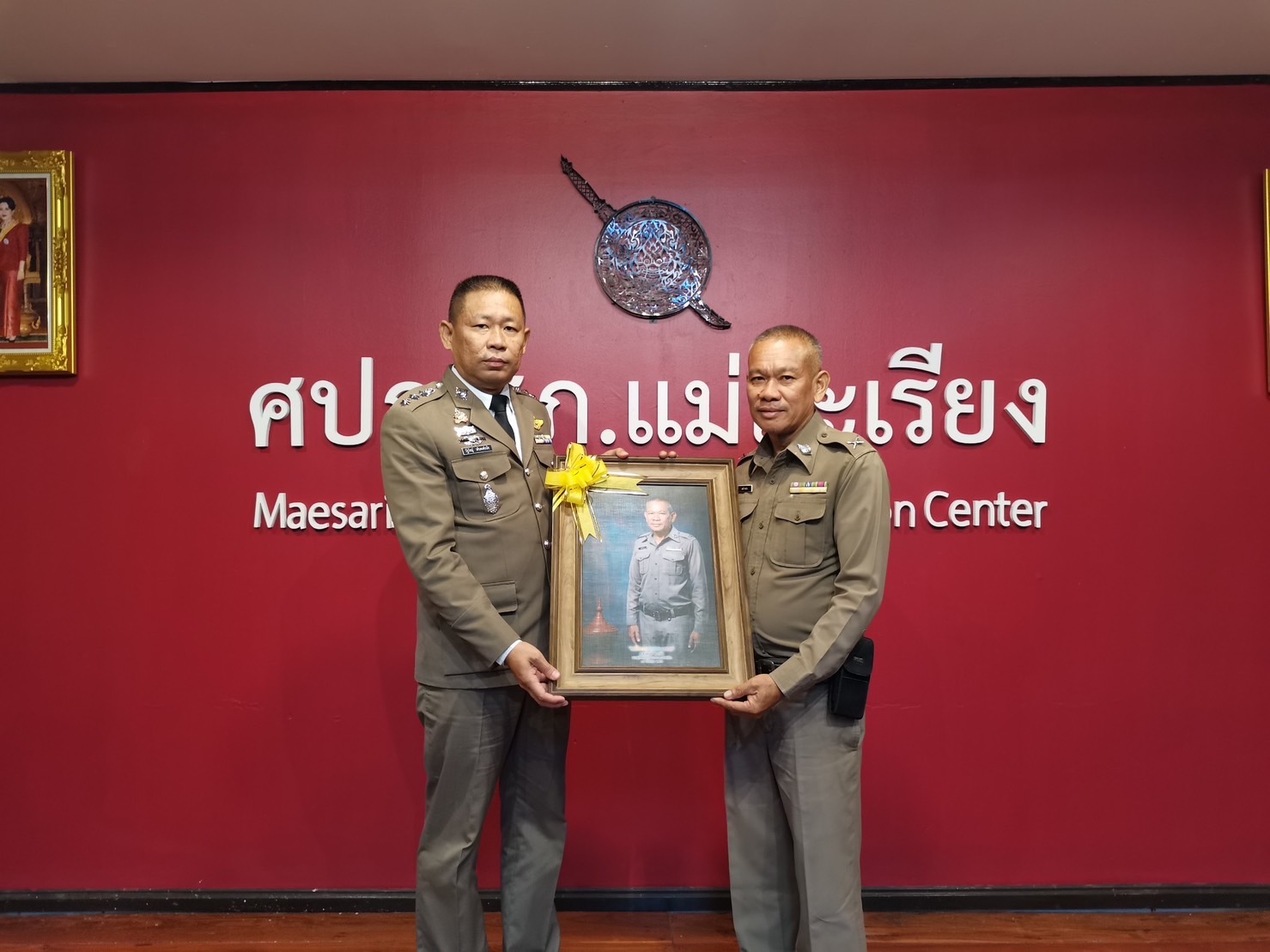 สภ.แม่สะเรียง,พิธีอำลาชีวิตราชการ ของ ด.ต.เสน่ห์ ทนานันท์ ข้าราชการเกษียณอายุราชการ ปี 2566