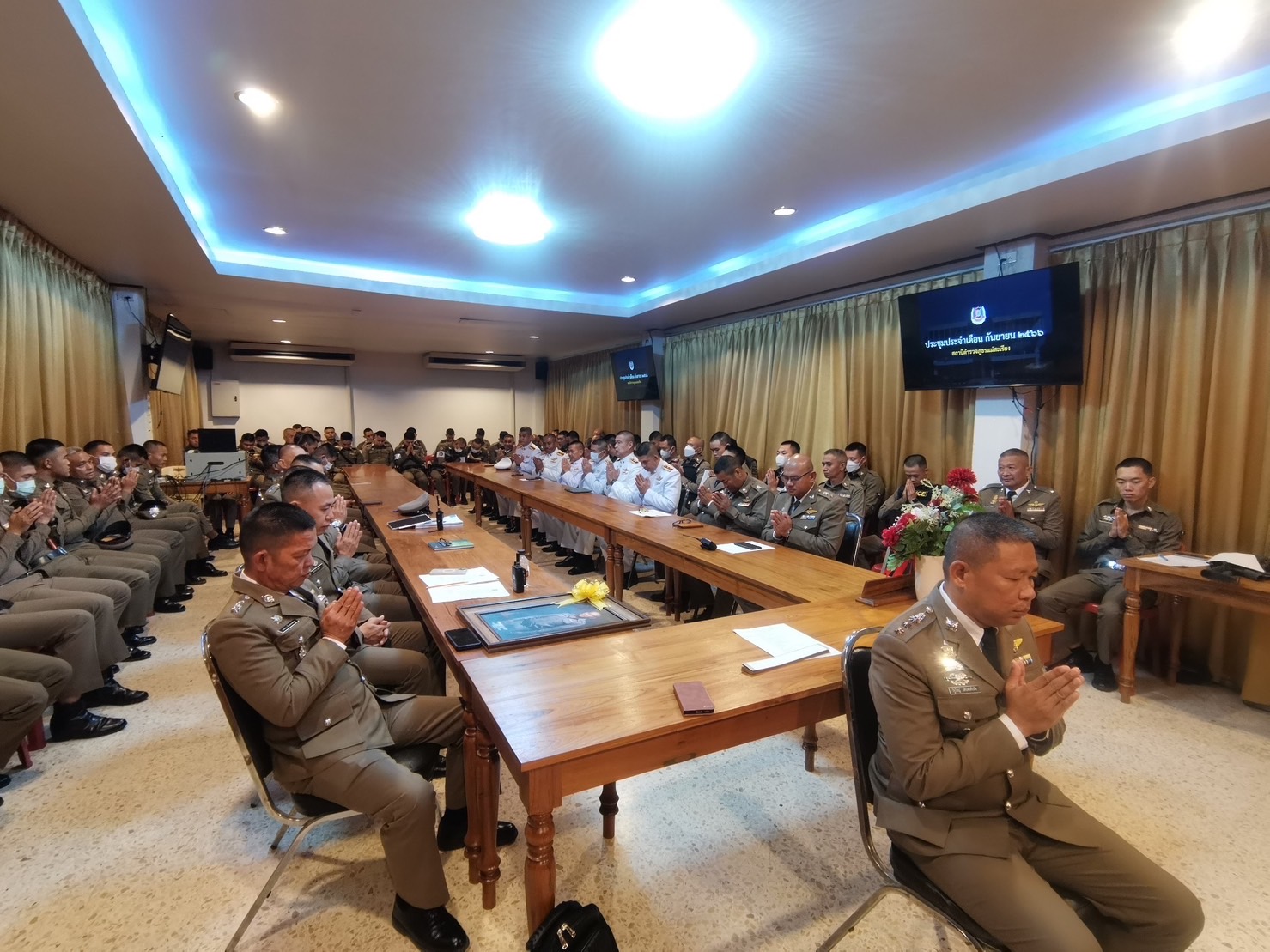 สภ.แม่สะเรียง,พระเทศนาธรรมให้แก่ข้าราชการตำรวจสถานีตำรวจภูธรแม่สะเรียง