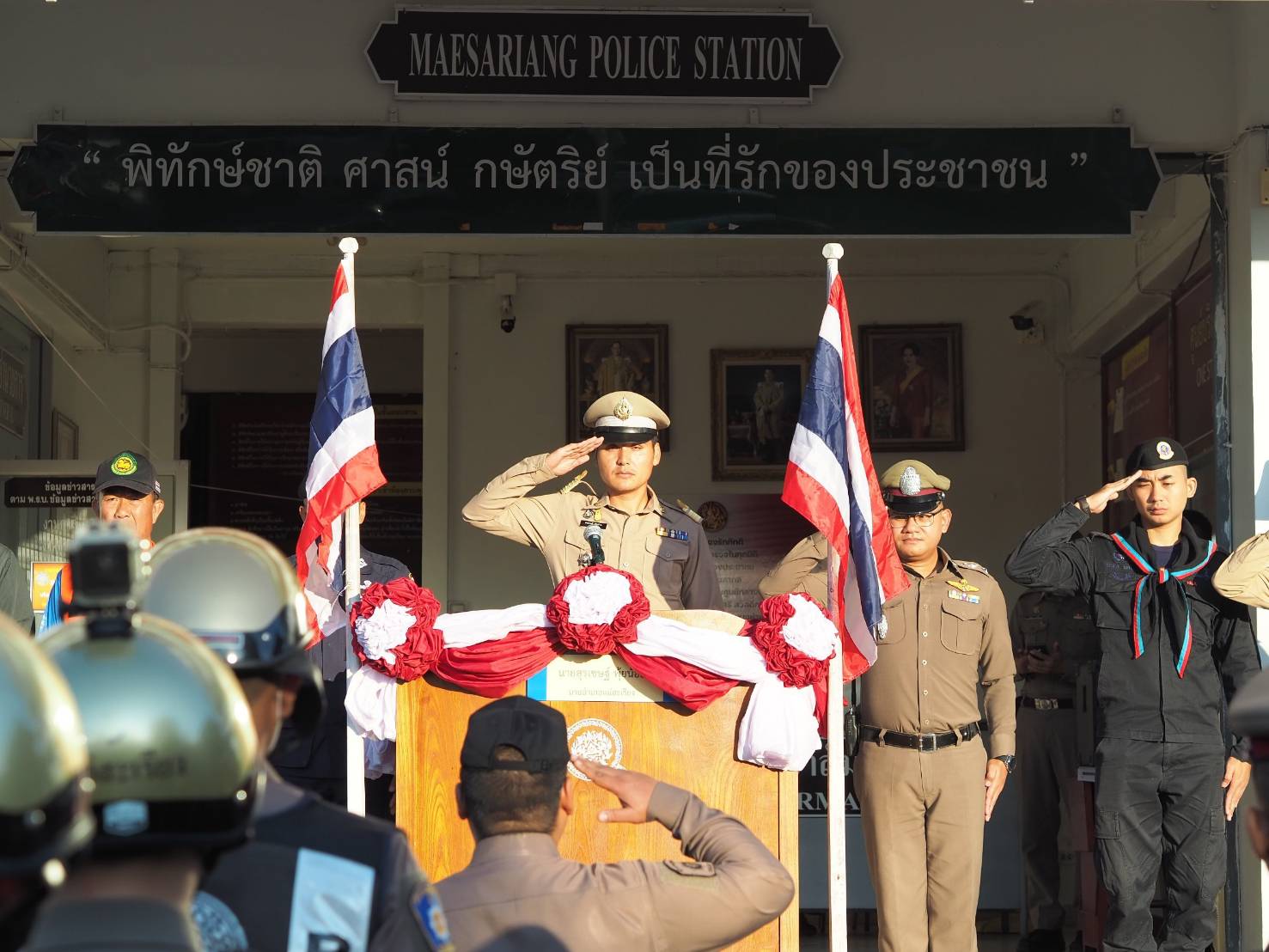 ปล่อยแถวระดมกวาดล้างอาชญากรรม ช่วงเทศกาลลอยกระทง ประจำปี 2566