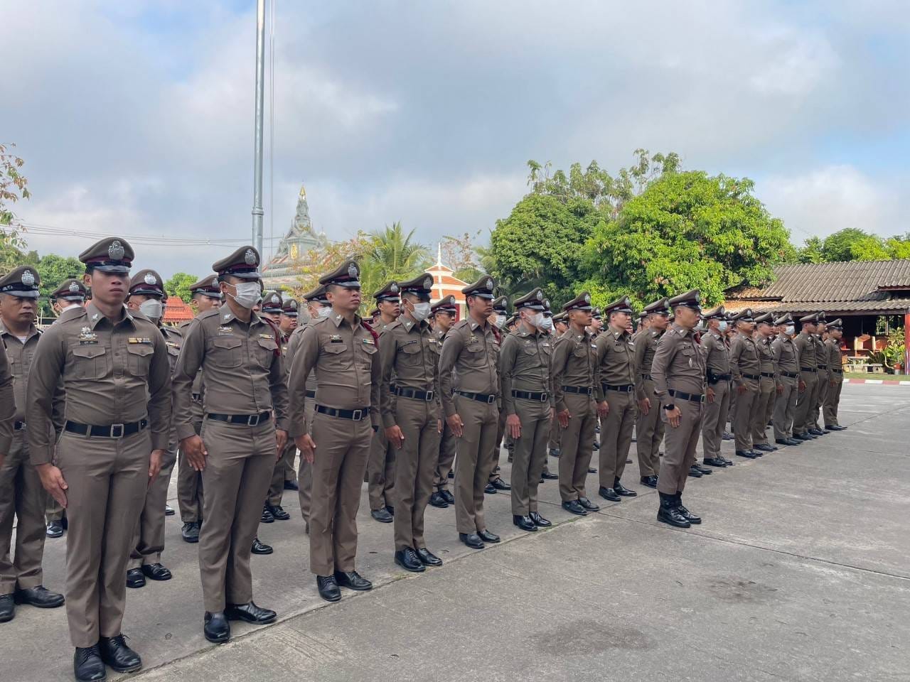 พล.ต.ต.ยุทธนา แก่นจันทร์ ผบก.ภ.จว.แม่ฮ่องสอน ได้เดินทางมาตรวจเยี่ยม สภ.แม่สะเรียง