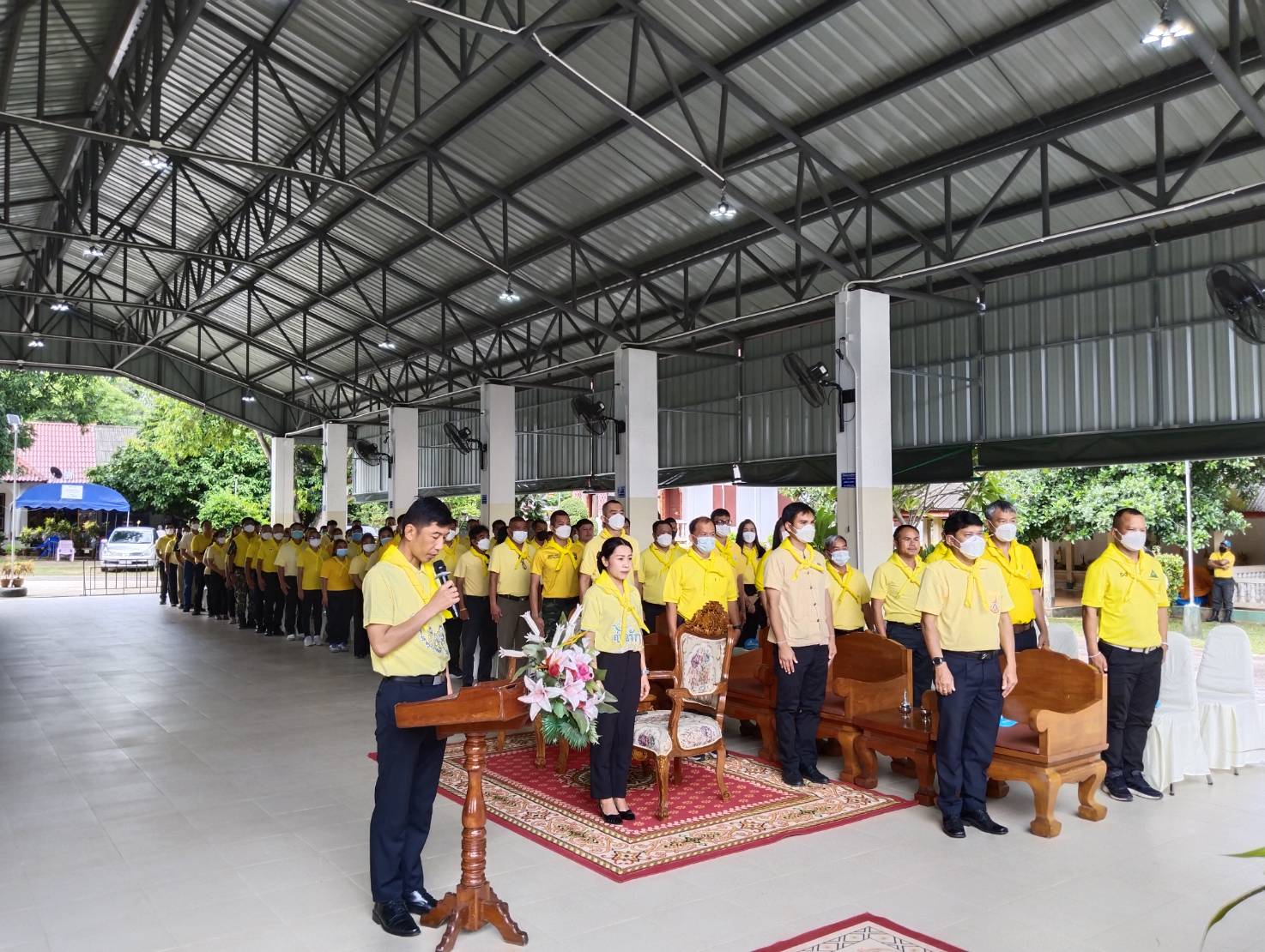 สภ.แม่สะเรียง,จิตอาสา กิจกรรมเฉลิมพระเกียรติ รวมพลังสร้างสัปปายะสู่วัด ด้วยวิถี ๕ ส