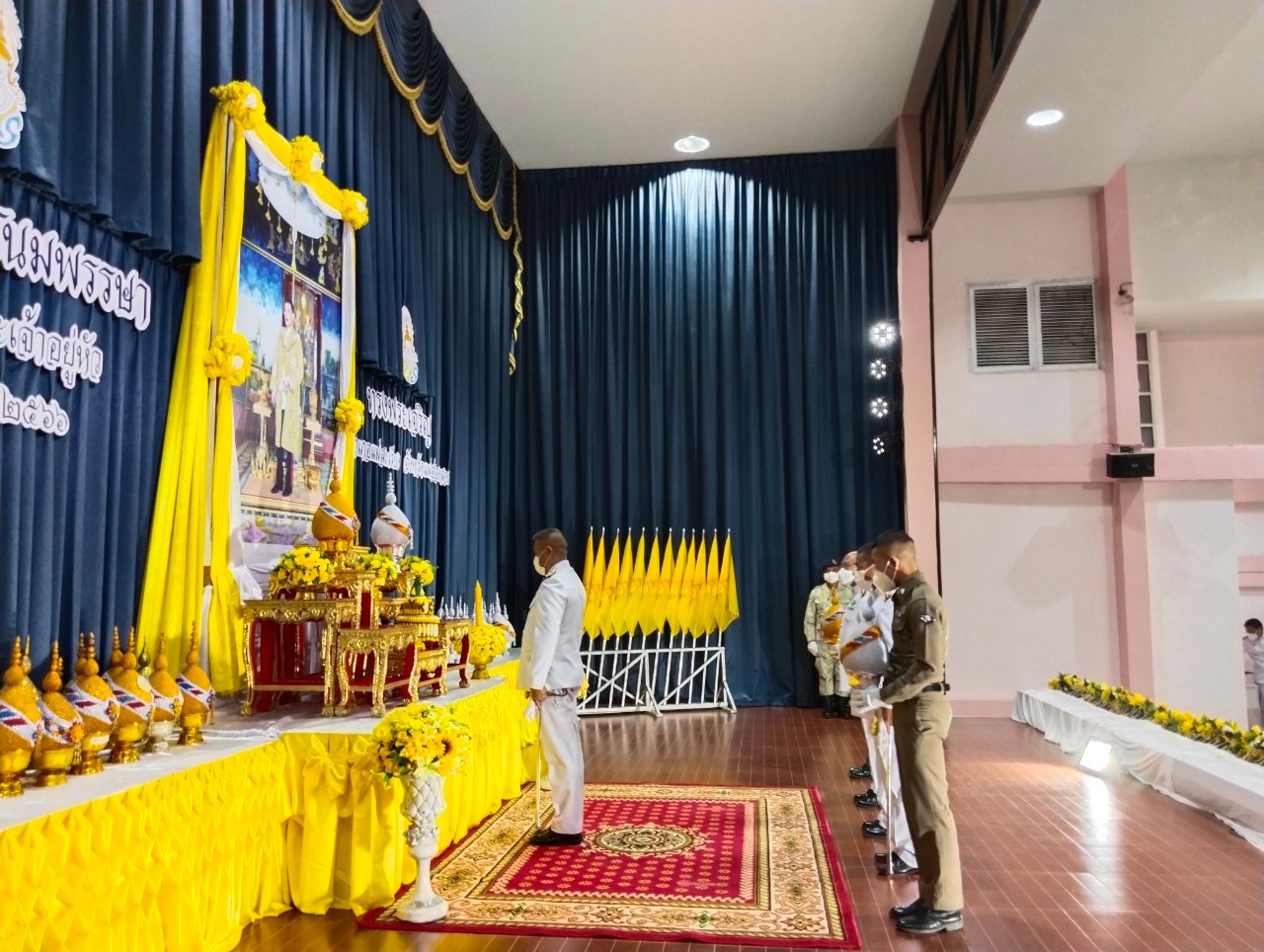 สภ.แม่สะเรียง,พิธีถวายเครื่องราชสักการะและวางพานพุ่ม และพิธีจุดเทียนถวายพระพรชัยมงคล เนื่องในโอกาสวันเฉลิมพระชนมพรรษา พระบาทสมเด็จพระเจ้าอยู่หัว 28 กรกฎาคม 2566