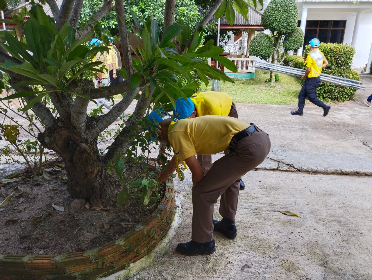 สภ.แม่สะเรียง,จิตอาสา กิจกรรมเฉลิมพระเกียรติ รวมพลังสร้างสัปปายะสู่วัด ด้วยวิถี ๕ ส