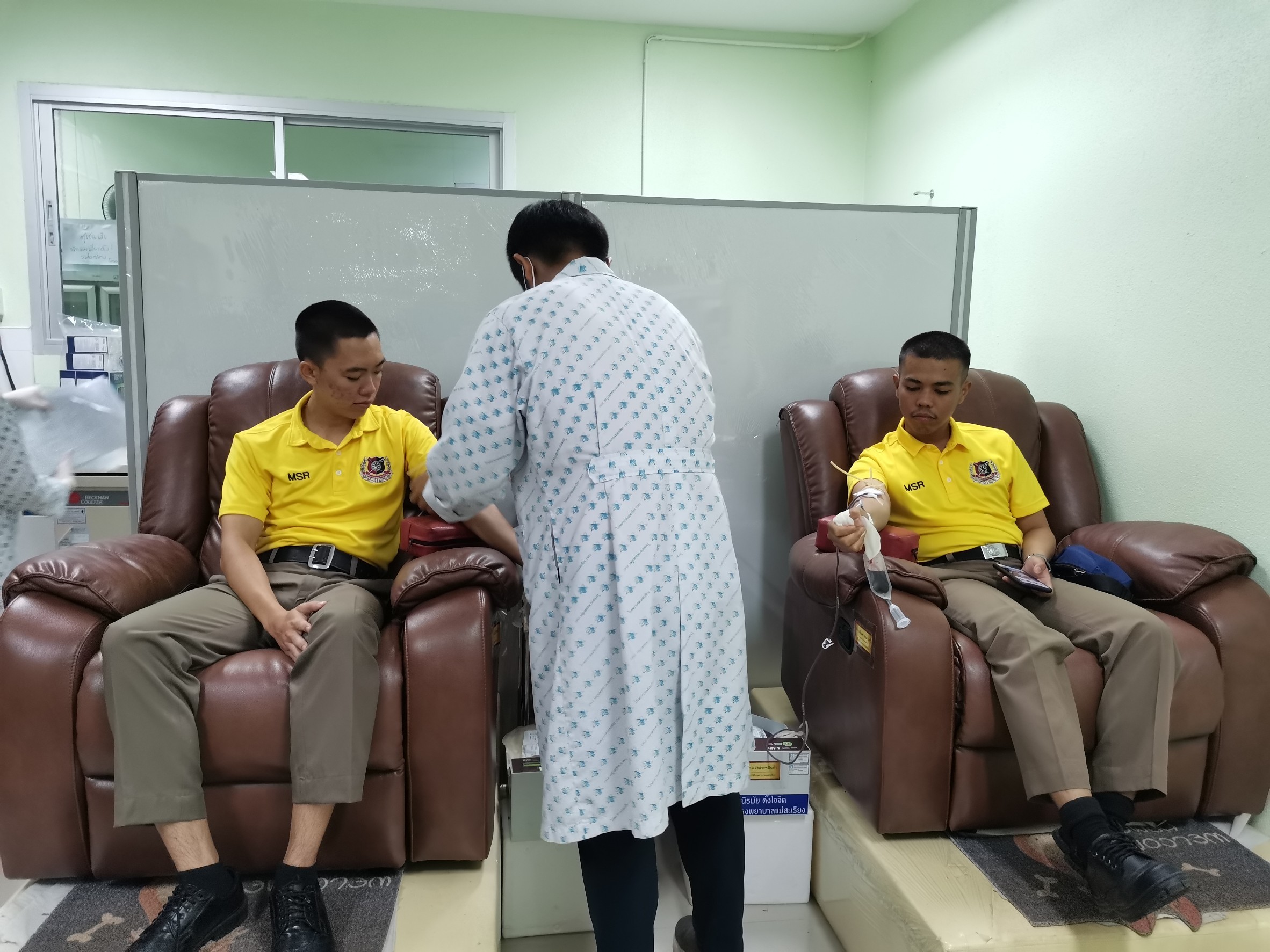 สภ.แม่สะเรียง,จิตอาสาบริจาคโลหิต เนื่องในโอกาส มหามงคลพระราชพิธีเฉลิมพระชนมพรรษา 28 กรกฎาคม 2566