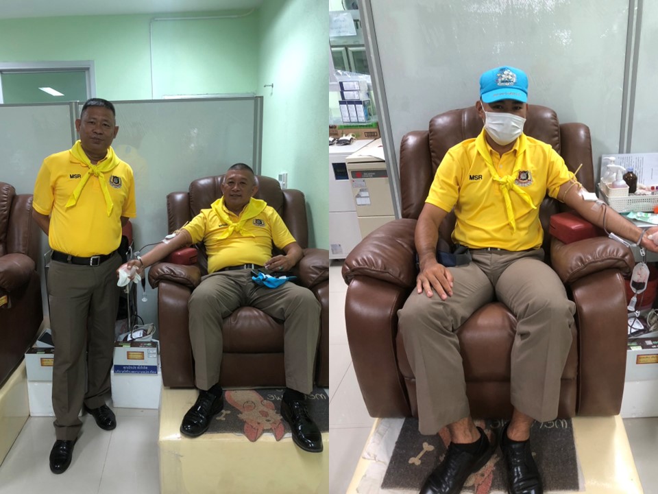 สภ.แม่สะเรียง,จิตอาสาบริจาคโลหิต เนื่องในโอกาส มหามงคลพระราชพิธีเฉลิมพระชนมพรรษา 28 กรกฎาคม 2566