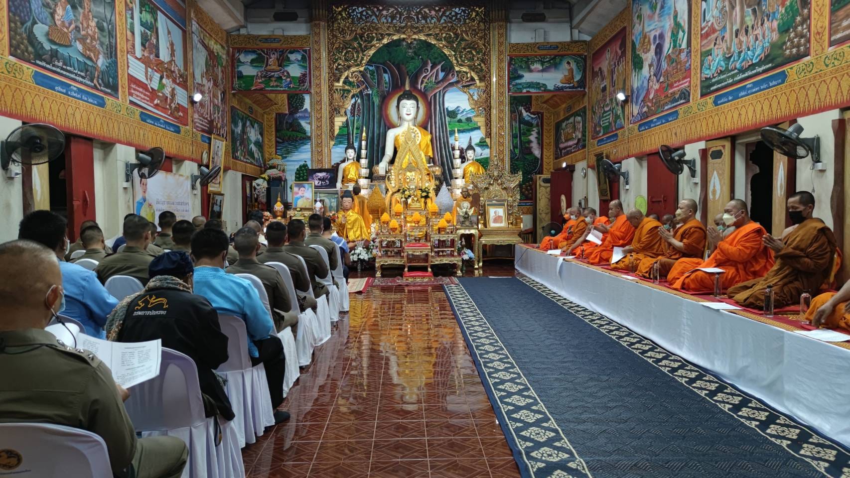 เจริญพระพุทธมนต์และเจริญจิตภาวนา เพื่อถวายเป็นพระราชกุศล ถวายพระพรชัยมงคลแด่ สมเด็จพระเจ้าลูกเธอ เจ้าฟ้าพัชรกิติยาภา นเรนทิราเทพยวดี กรมหลวงราชสาริณีสิริพัชร มหาวัชรราชธิดา