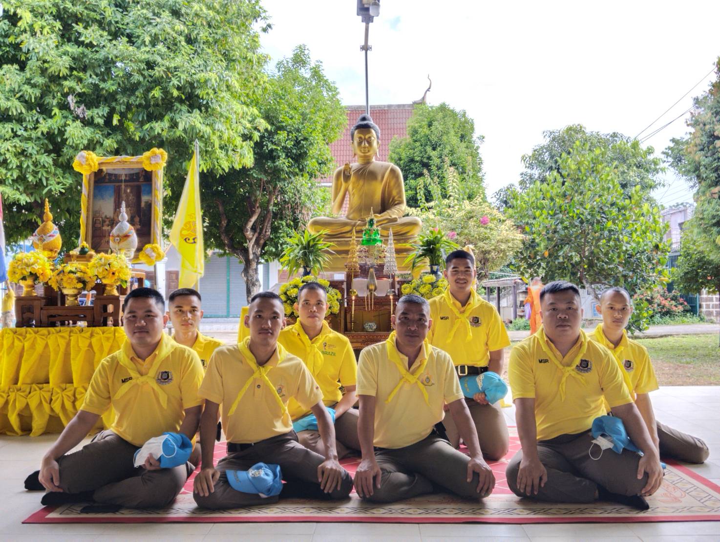 กิจกรรมจิตอาสา กิจกรรมเฉลิมพระเกียรติ รวมพลังสร้างสัปปายะสู่วัด ด้วยวิถี ๕ ส