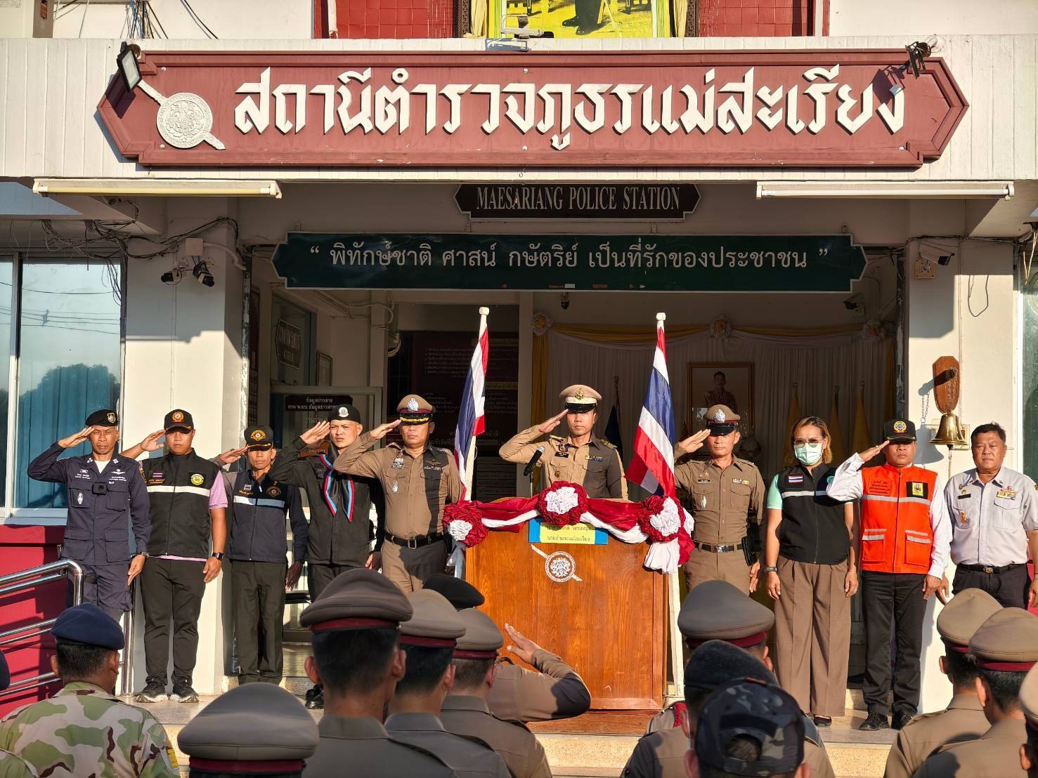 ปล่อยแถวระดมกวาดล้างอาชญากรรมช่วงเทศกาลลอยกระทง