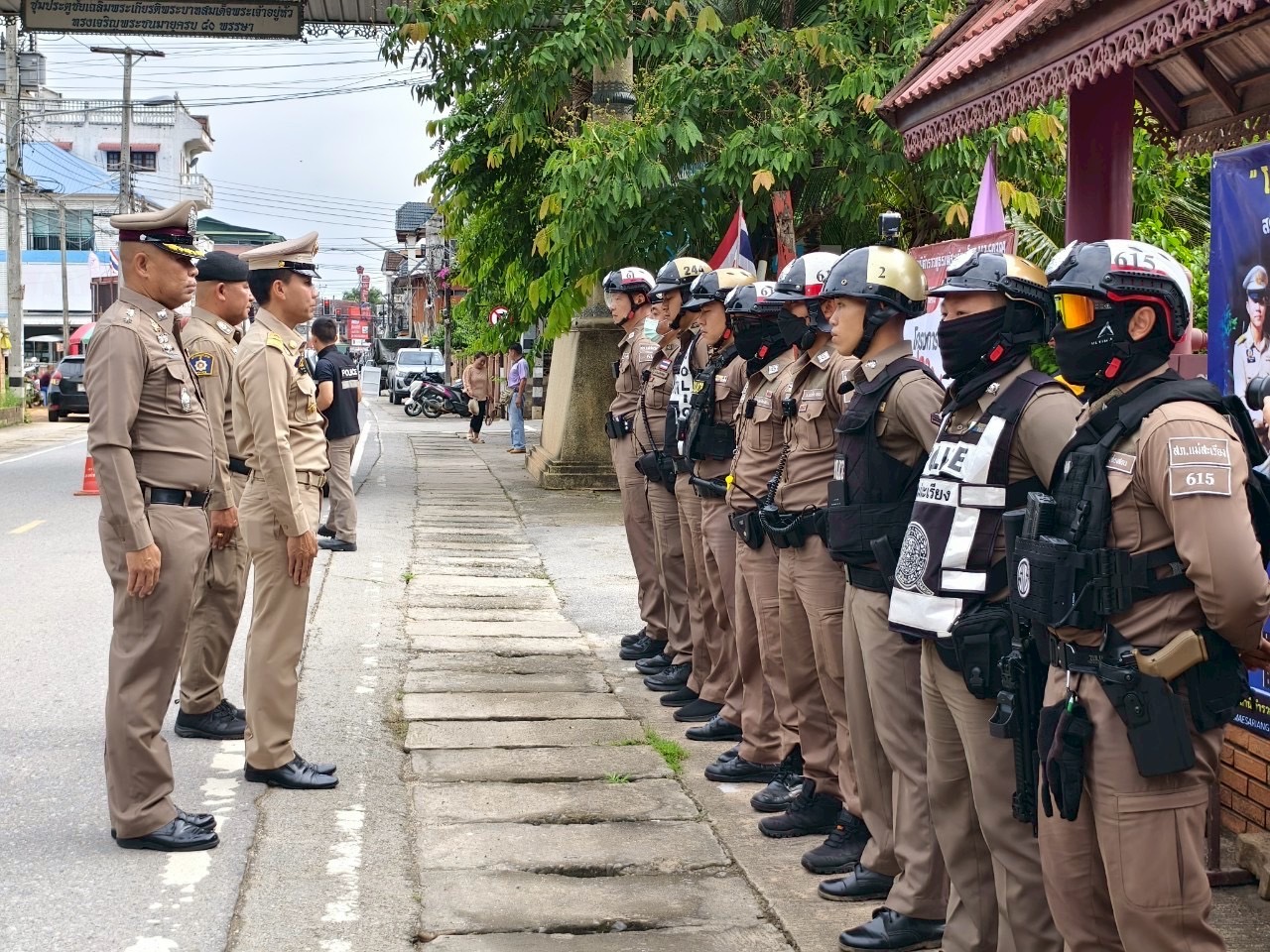 ปล่อยแถวจราจร ตาม“โครงการถนนปลอดภัย” บังคับใช้กฎหมายจราจรเข้มข้น