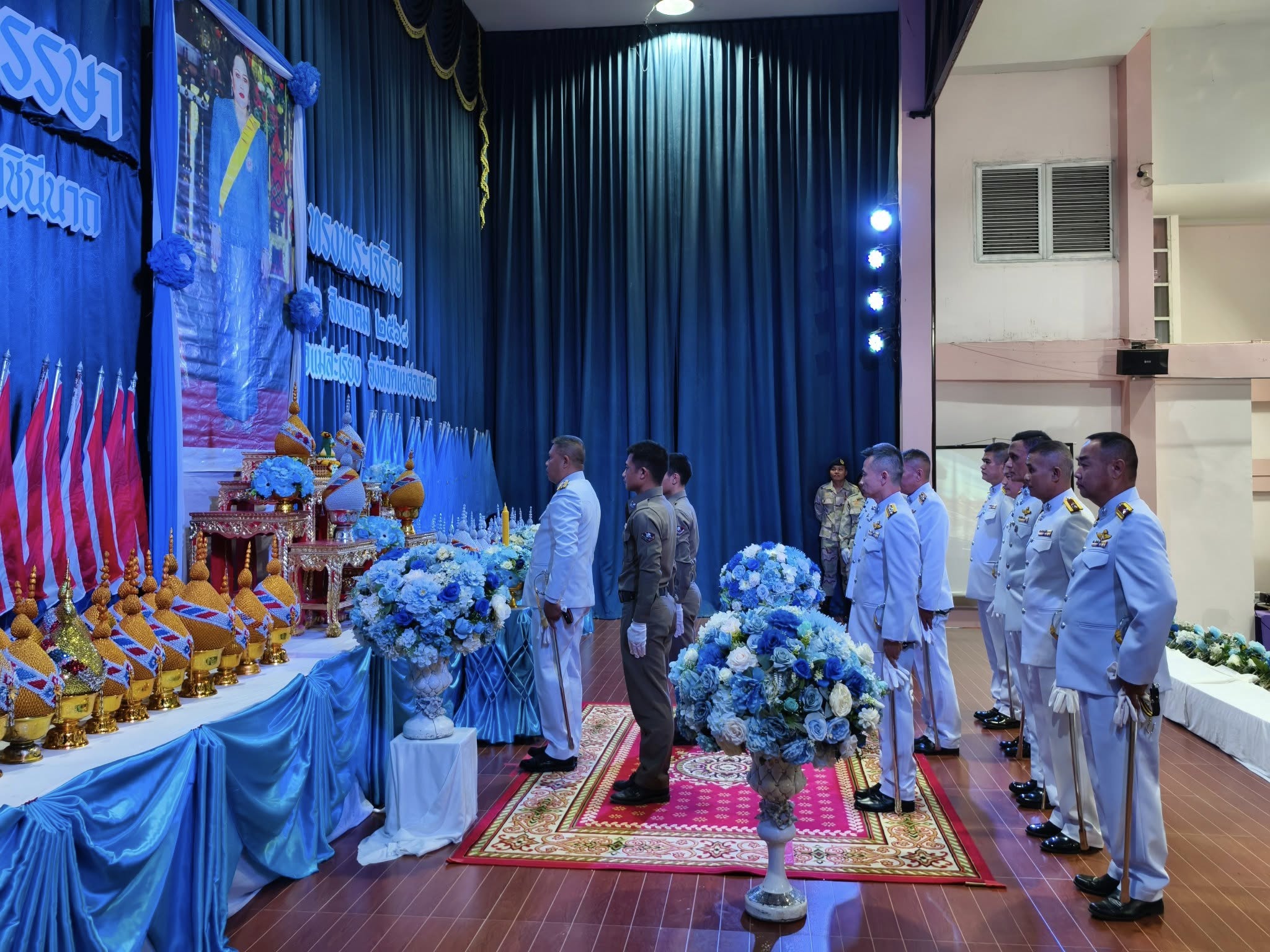 พิธีถวายเครื่องราชสักการะวางพานพุ่ม และพิธีจุดเทียนชัยมงคลถวายพระพรชัยมลคล เฉลิมพระเกียรติสมเด็จพระนางเจ้าสิริกิติ์พระบรมราชินีนาถ พระบรมราชชนนีพันปีหลวง เนื่องในโอกาสวันเฉลิมพระชนมพรรษา 12 สิงหาคม 2568
